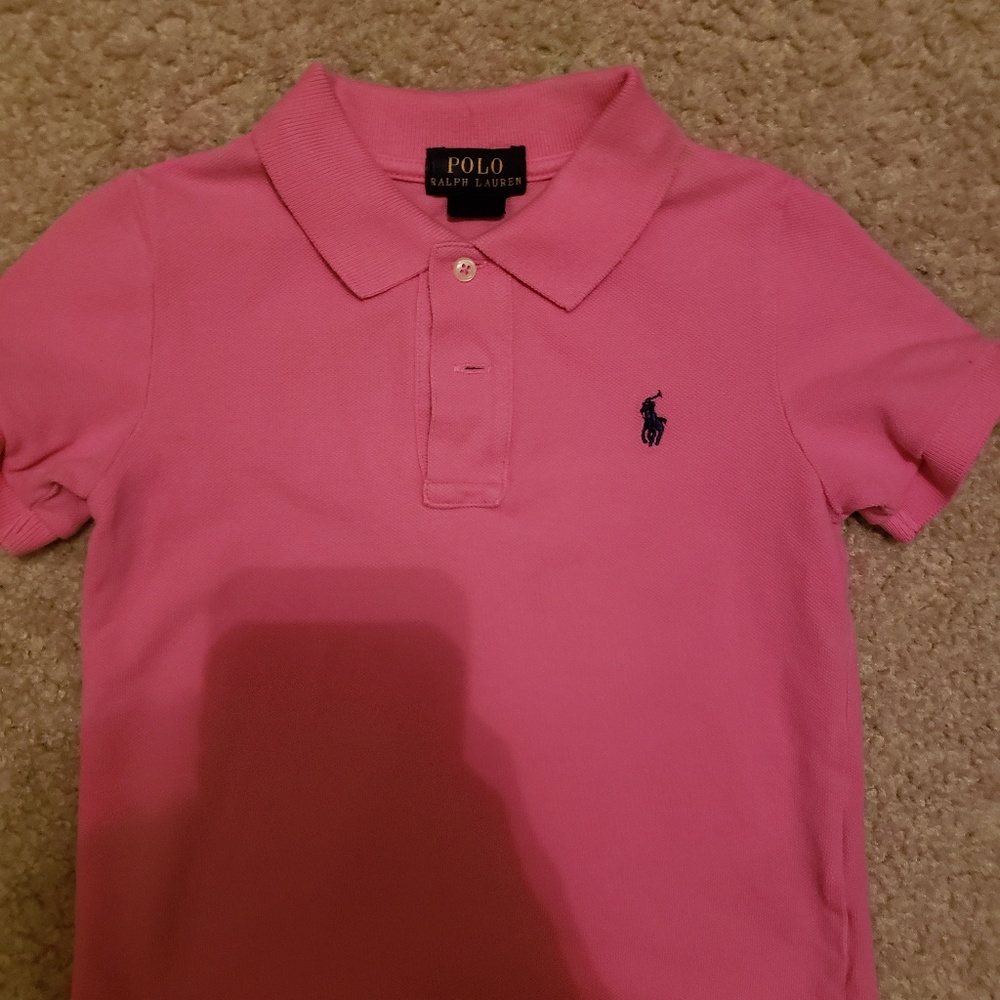 Boy's Pink Ralph Lauren Polo Shirt 3t